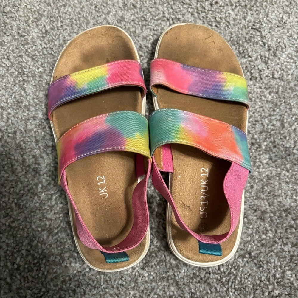 Sandals for girls, size 13, multicolor​​
